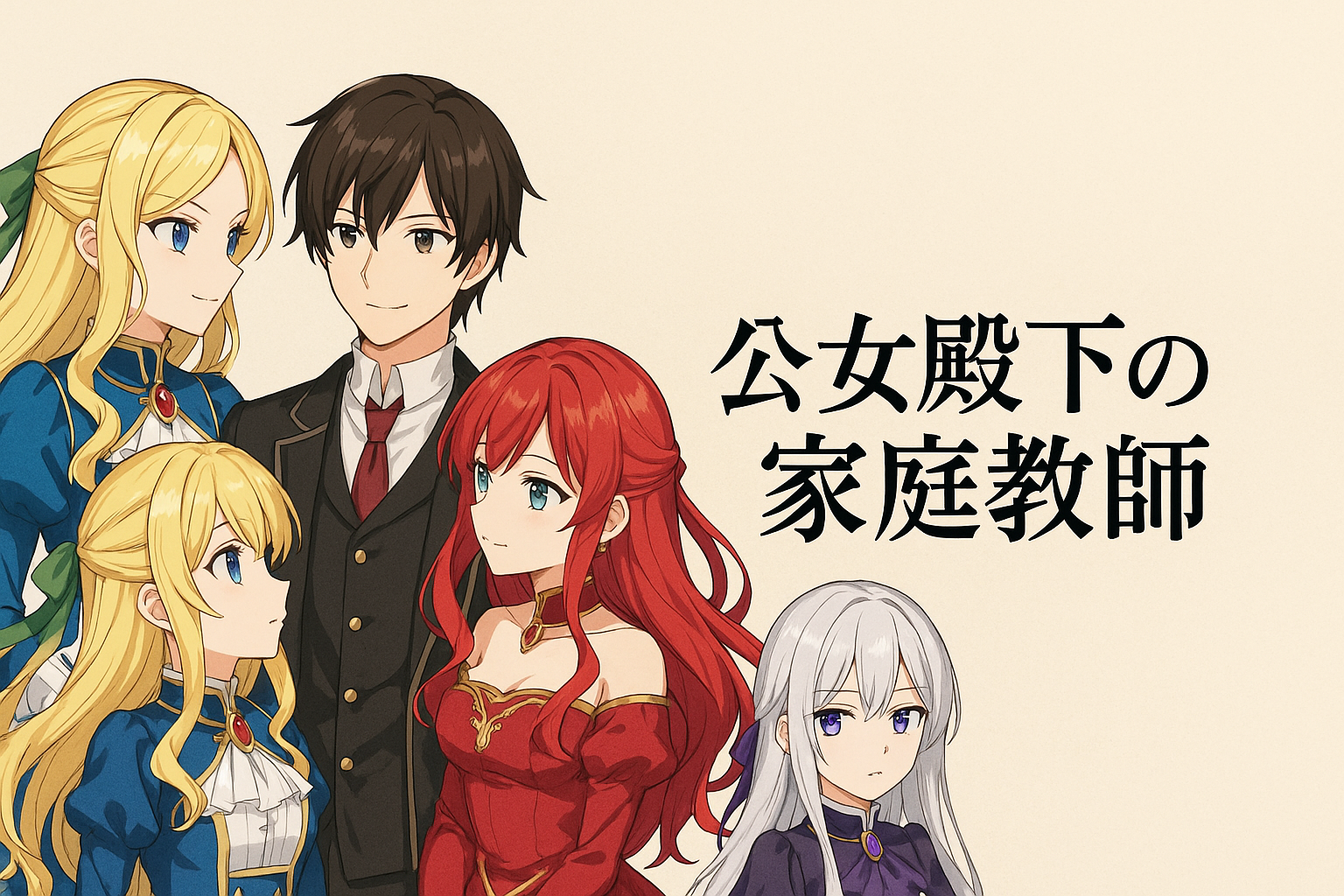 『公女殿下の家庭教師』恋愛関係まとめ｜アレンを巡る公女たちの恋のバトル！
